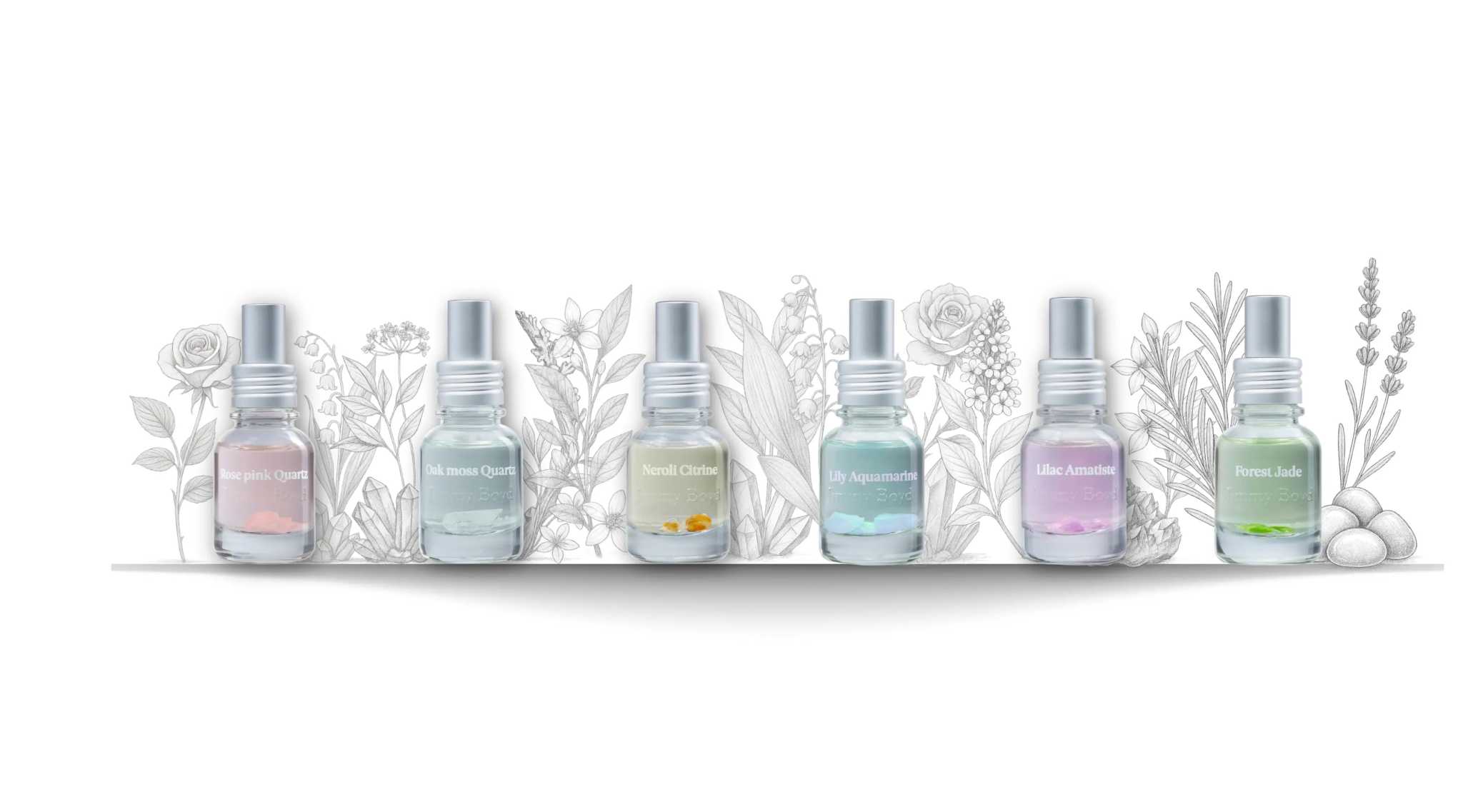 Frasco recargable Bio Organic Crystal Energy 25 ml con mini embudo