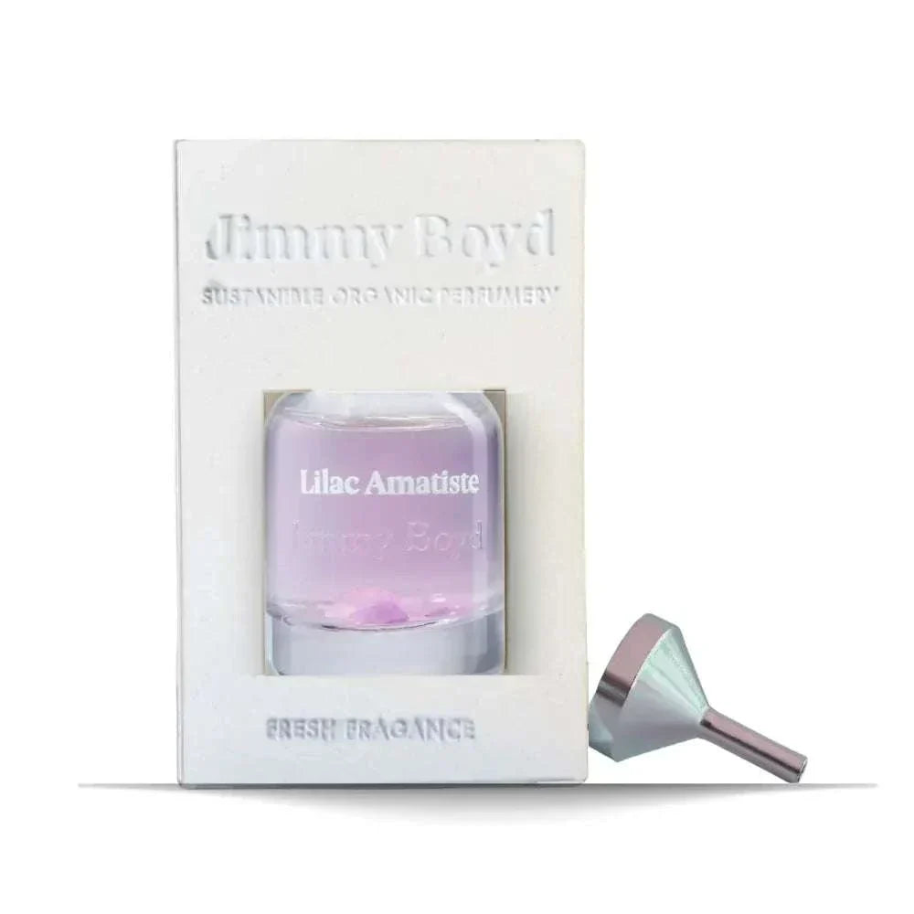 Perfume orgánico Lilac Amatiste 25ml con aroma floral y energía calmante