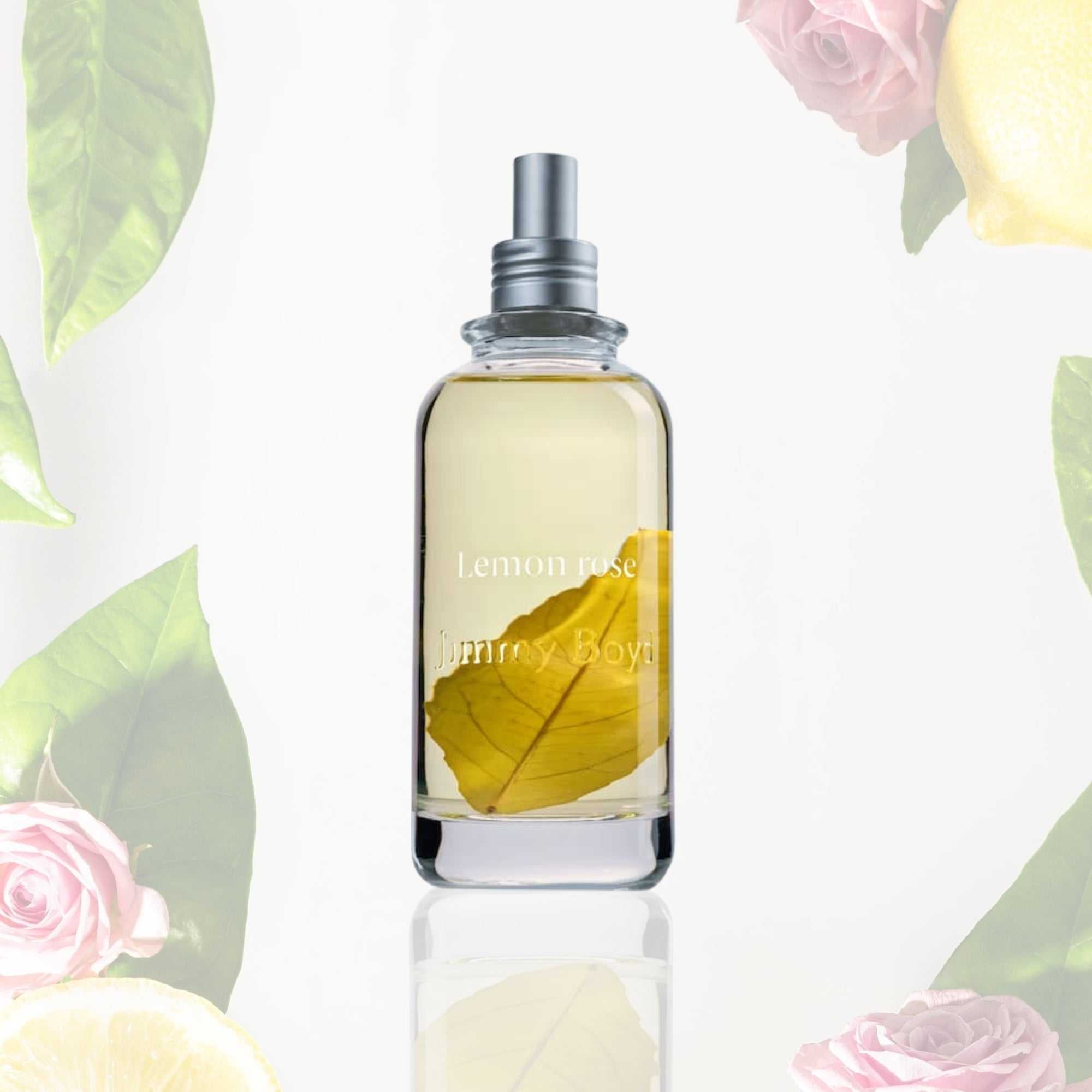 Fragancia bio orgánica Lemon & Rose de 200ml con aroma cítrico y floral