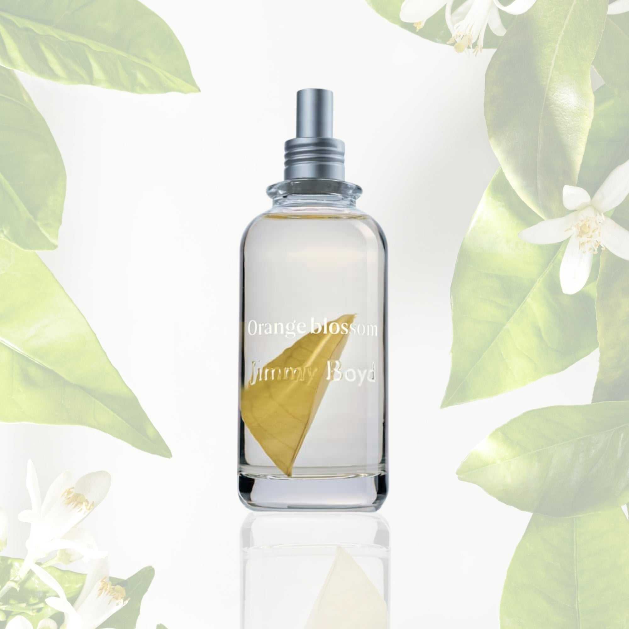 Botella de fragancia bio orgánica Orange Blossom 200ml con ingredientes naturales