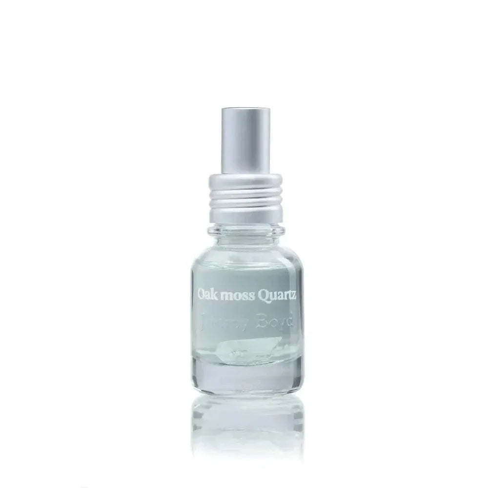 Perfume Oak Moss Quartz orgánico 25ml con fragancia natural y embudo