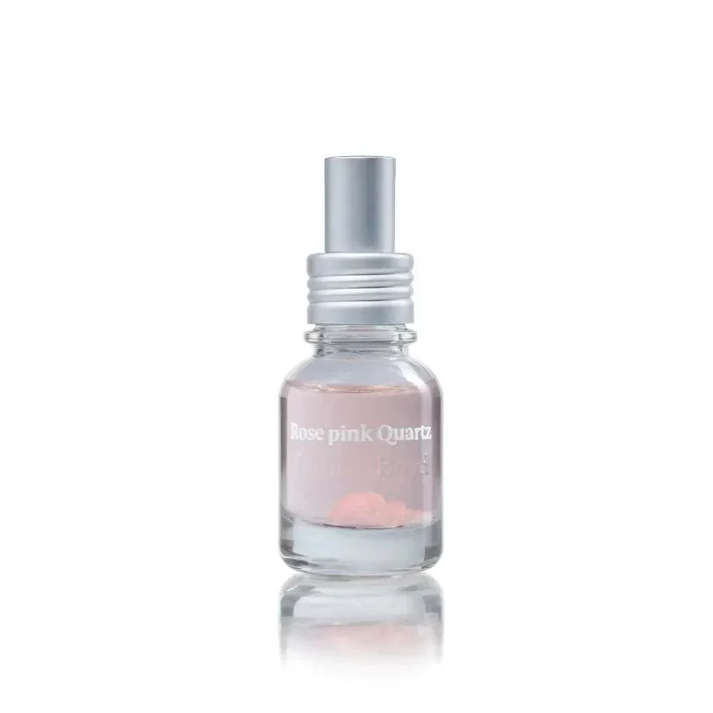 Perfume orgánico Rose Pink Quartz 25ml con aroma floral y notas de rosa