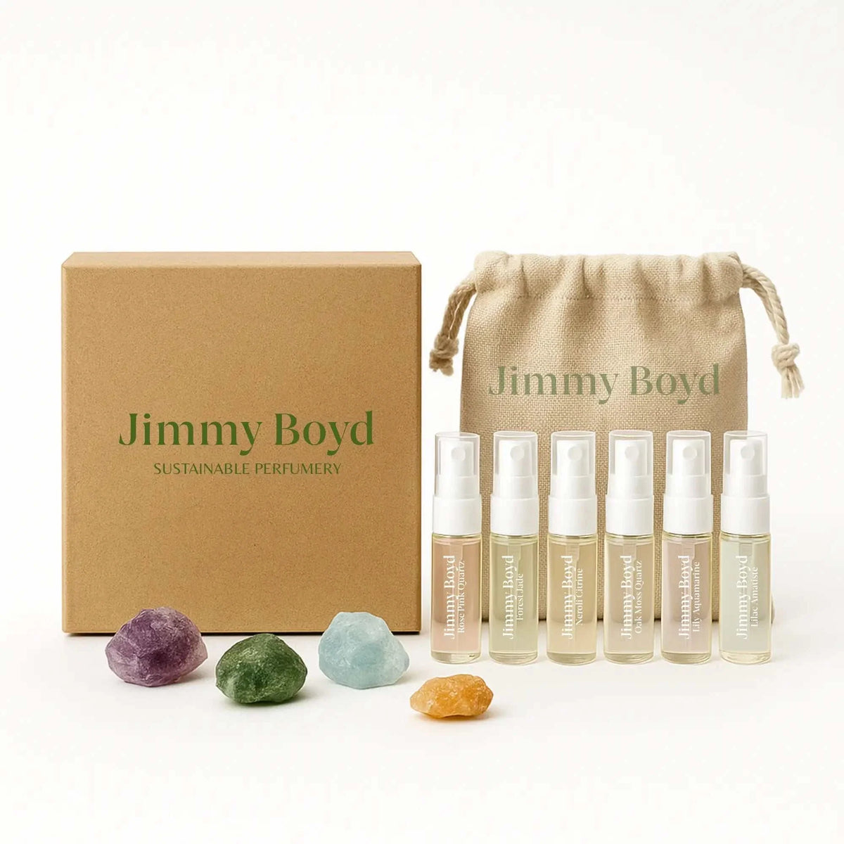 Discovery Set Crystal con 6 perfumes de 3 ml de la colección Crystal Energy