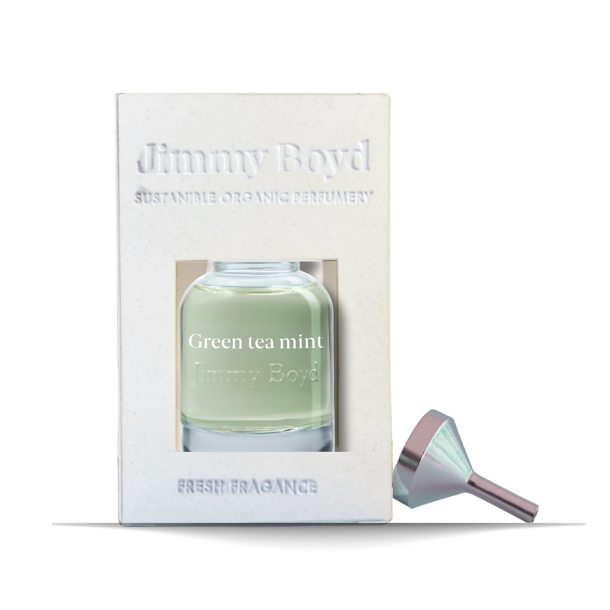 Fragancia bio orgánica Green Tea & Mint botella 25ml aroma fresco y natural