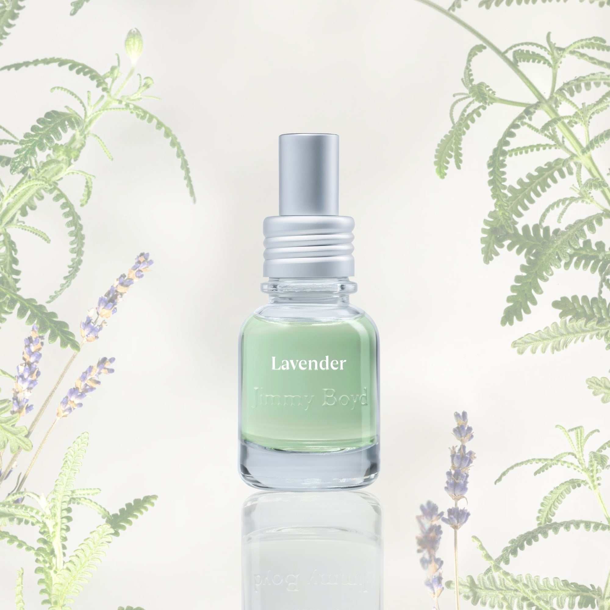 Frasco de fragancia bio orgánica de lavanda de 25ml con aroma natural