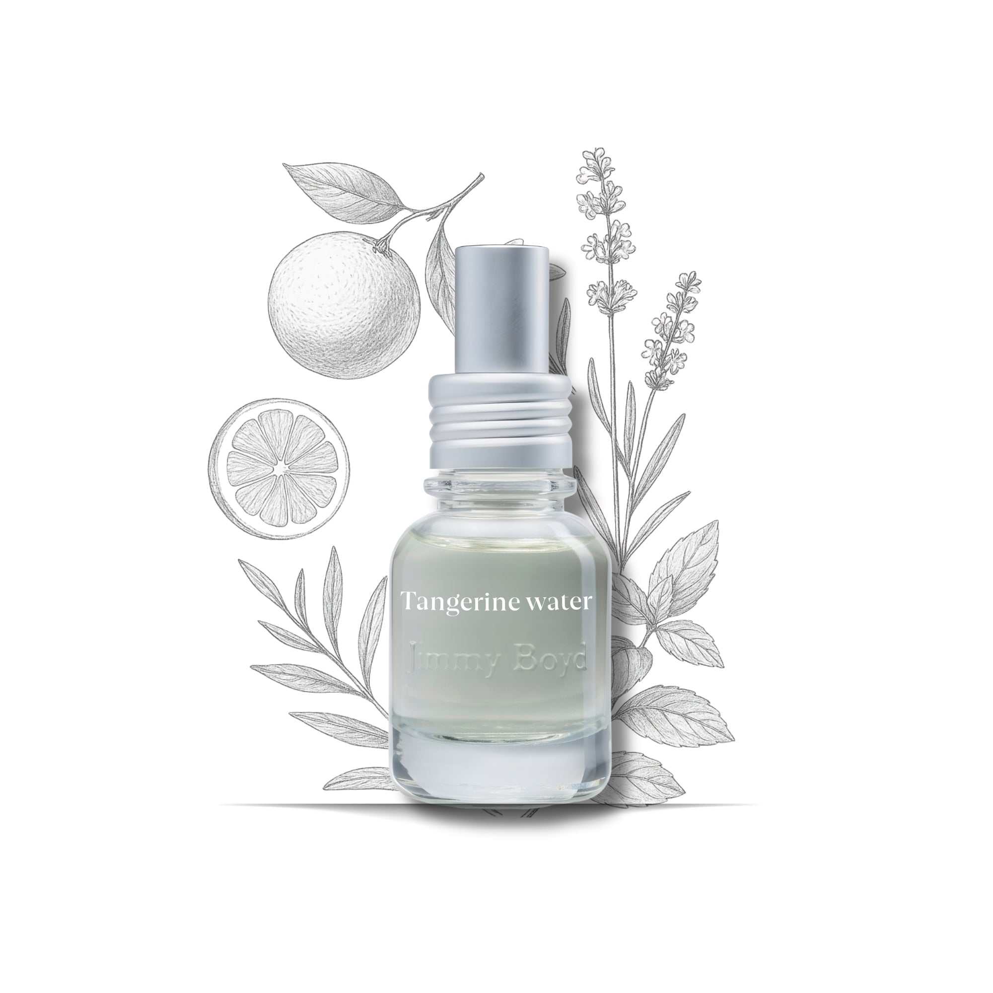 Fragancia bio orgánica Tangerine Water 25ml con aroma cítrico y fresco