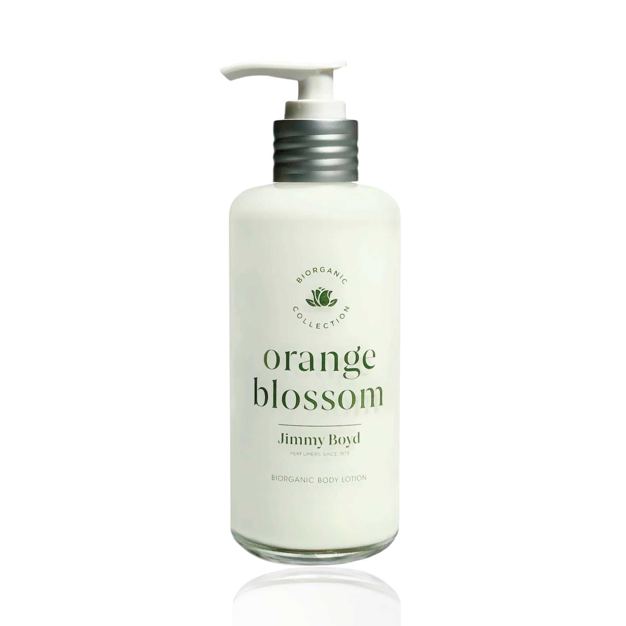 Loción corporal orgánica Orange Blossom 200ml con ingredientes naturales y aroma revitalizante