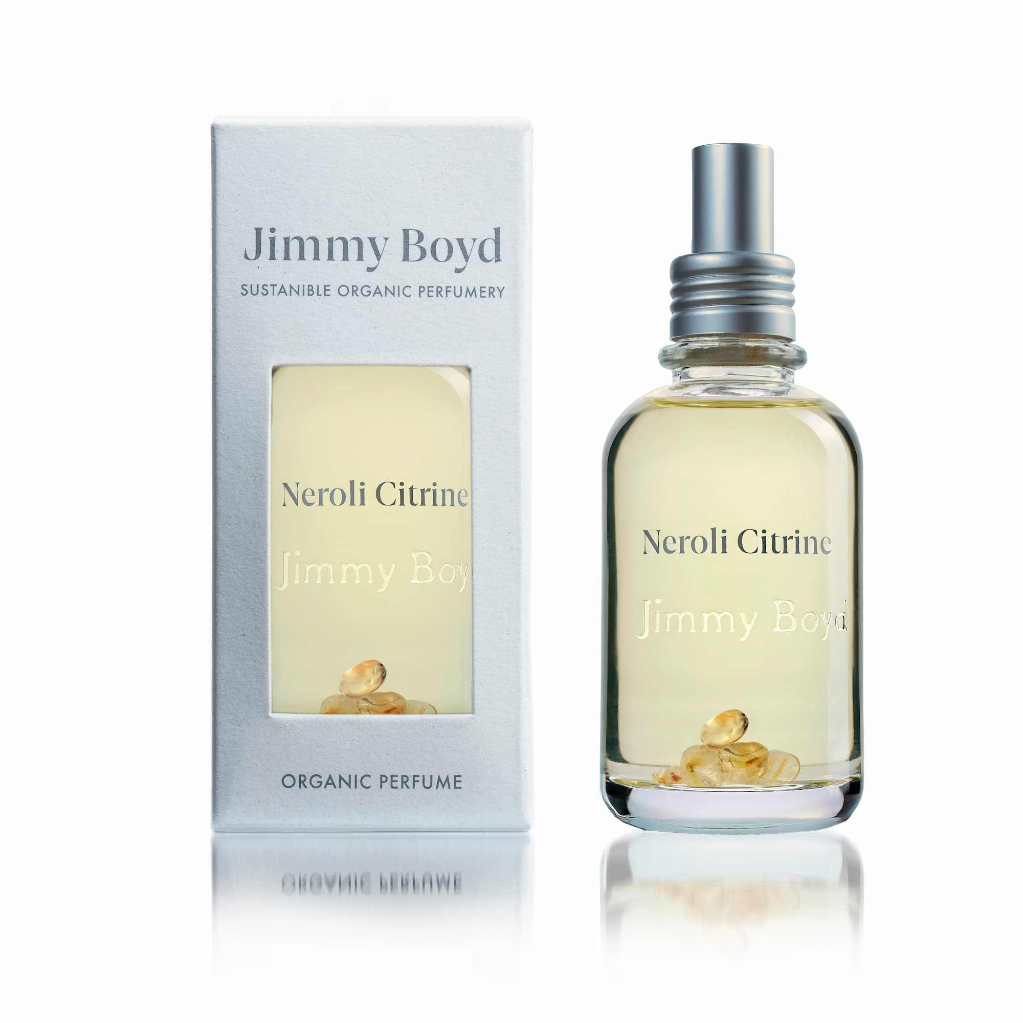 Perfume Neroli Citrine orgánico de 100 ml con aroma cítrico y floral