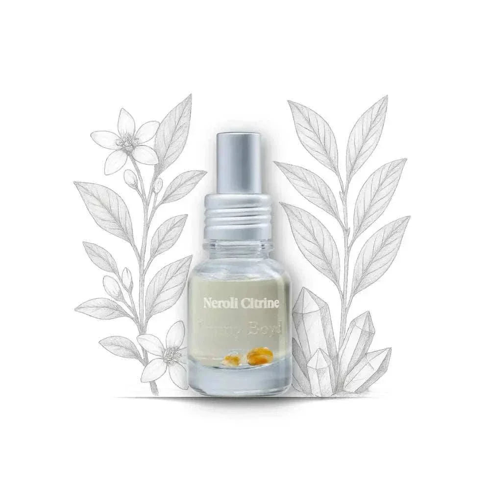 Perfume orgánico Neroli Citrine de 25ml con aroma cítrico y floral